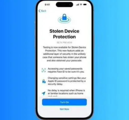 大洼苹果授权维修店分享被盗设备保护功能开启方法 