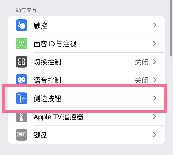 大洼苹果14维修店分享iPhone14 Plus侧键双击下载功能关闭方法 