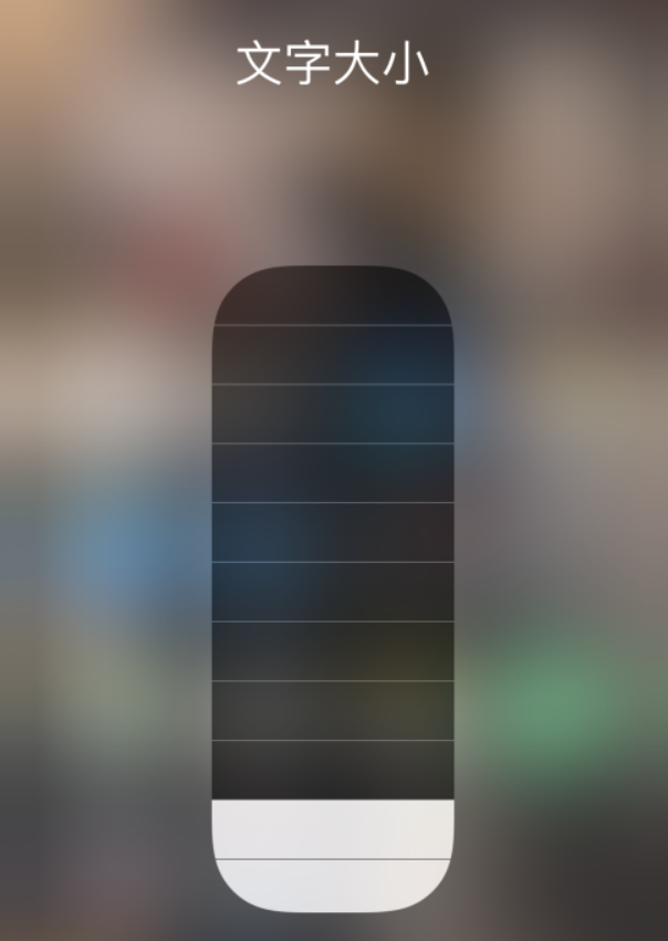 大洼苹果手机维修分享小技巧：在 iPhone 控制中心快速调节字体大小 